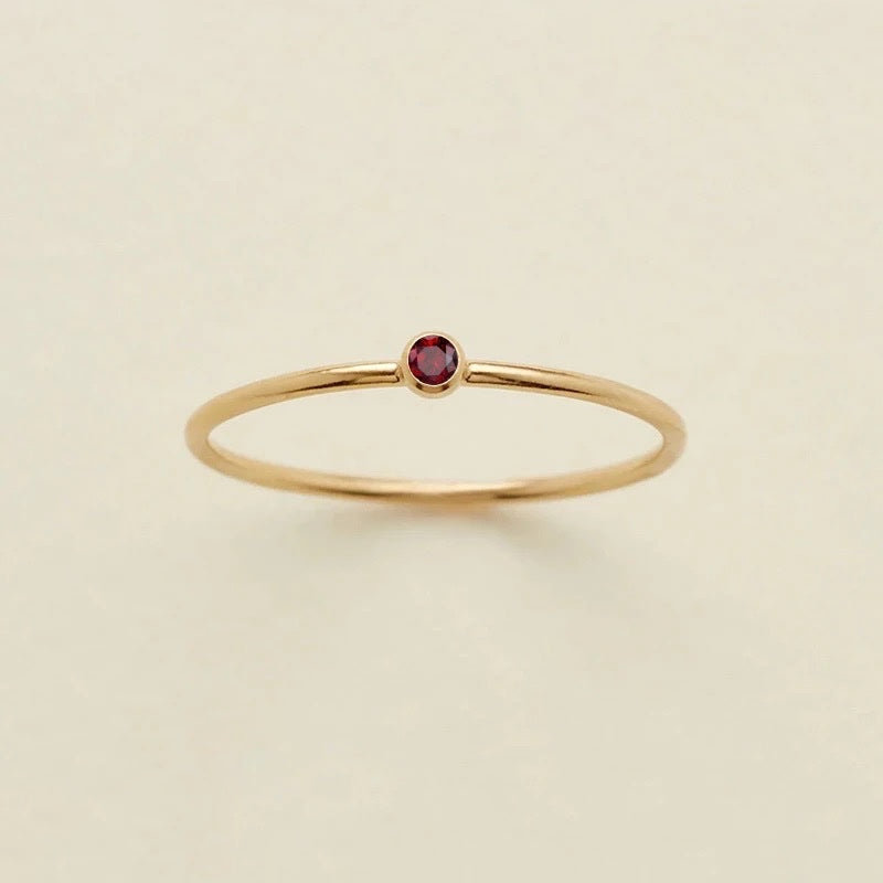 Valentina™| Anello con pietra di nascita