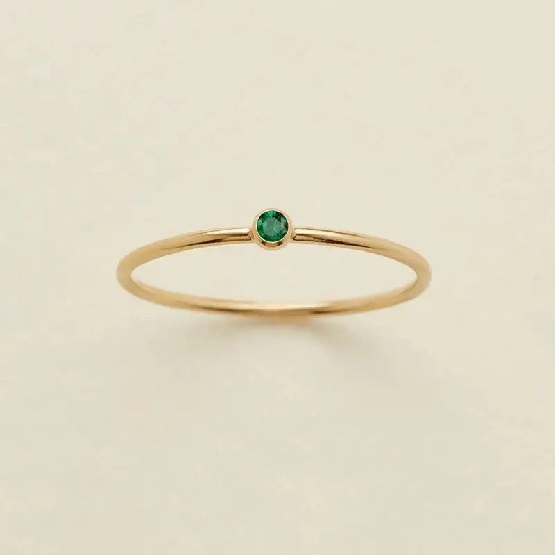 Valentina™| Anello con pietra di nascita