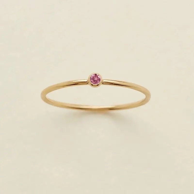 Valentina™| Anello con pietra di nascita