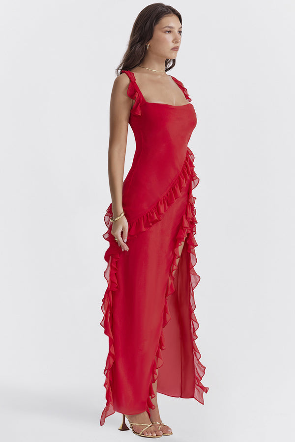 Abito Lungo a Vita Alta