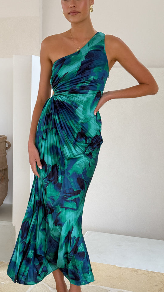 Abito Maxi Eleganza Fiorita