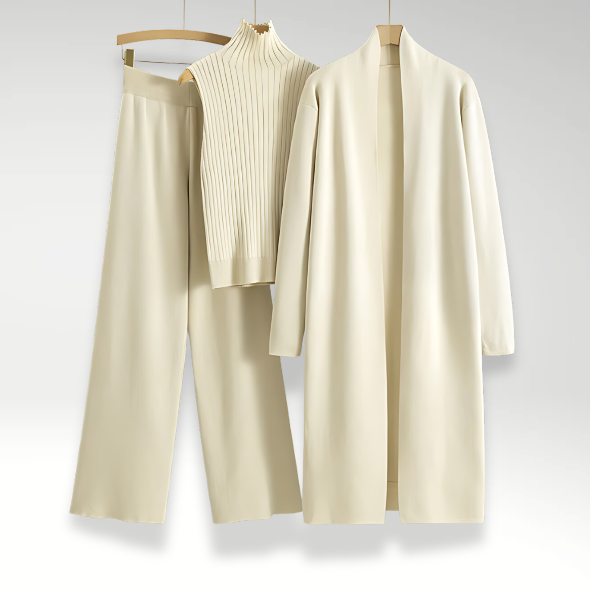 Savrani™ | Completo tre pezzi in maglia Luxe