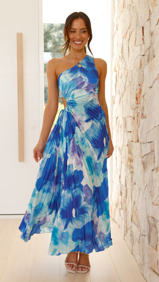 Abito Maxi Eleganza Fiorita