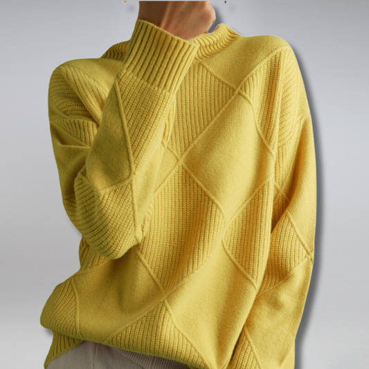 Adelle™ | Pullover con Collo Alto Confortevole