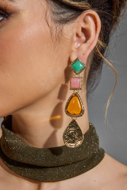 Valentina™| Orecchini geometrici in resina