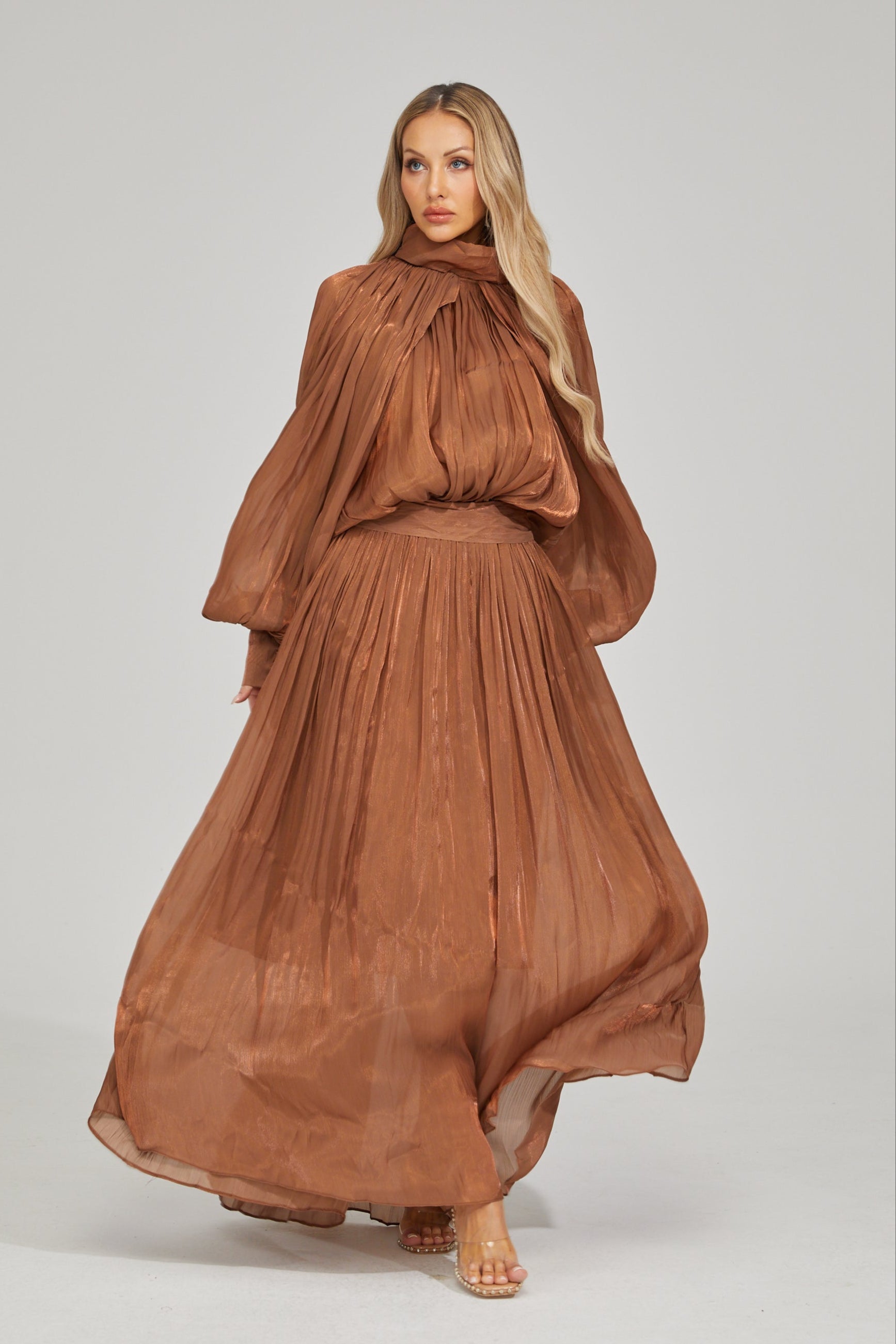 Valentina™| Abito lungo Golden Hour