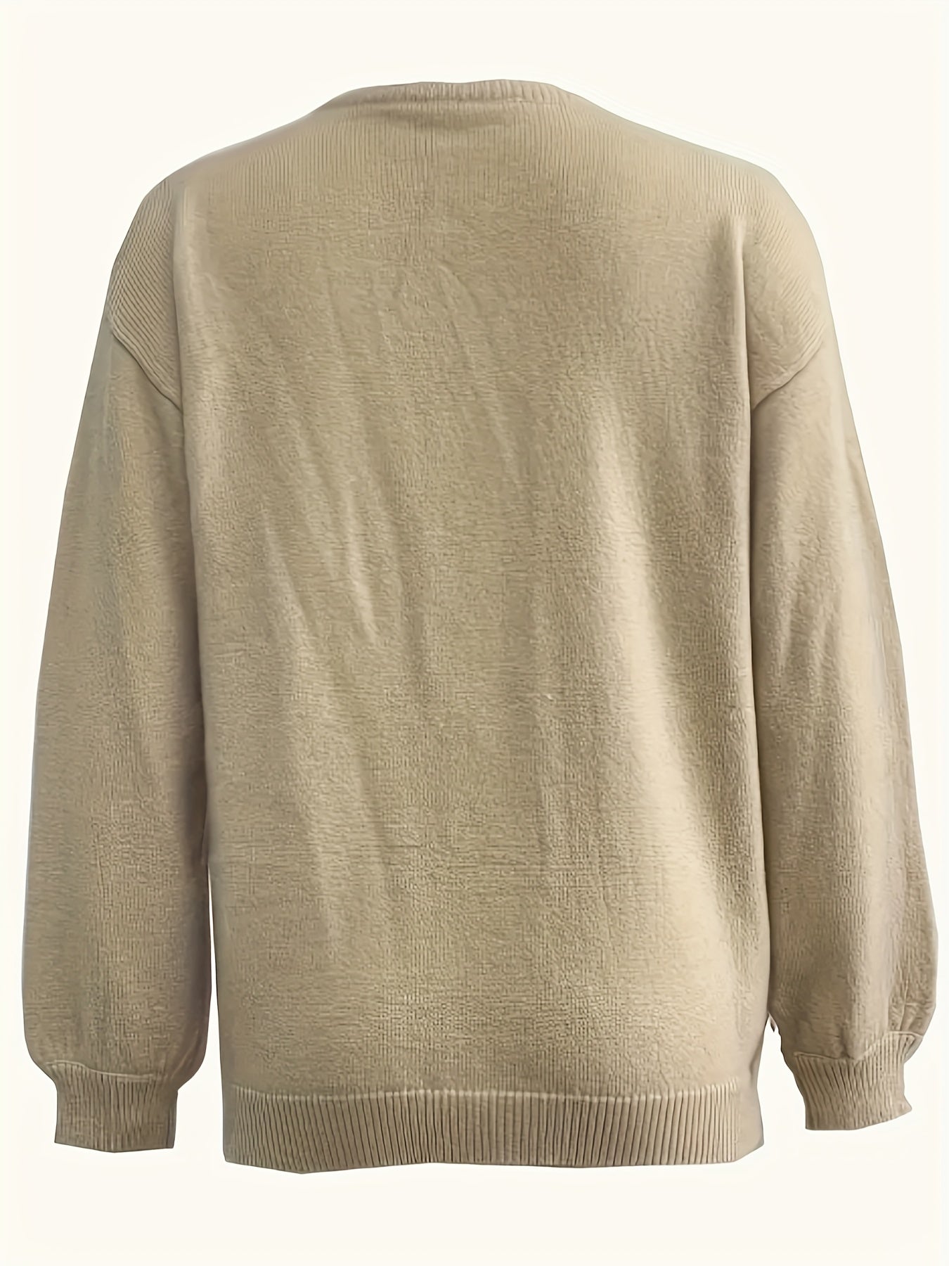 Valentina™ | Maglione Morbido con Collo a V e Bottoni