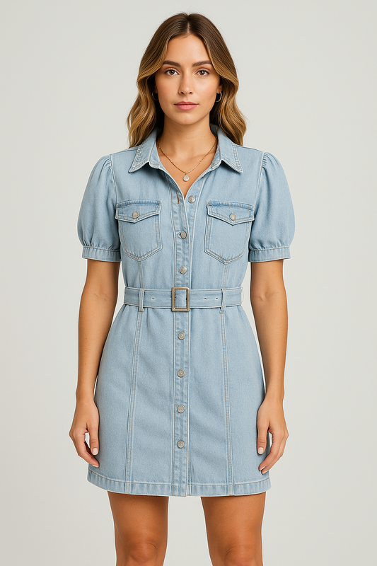 Valentina™| Abito in denim Bella