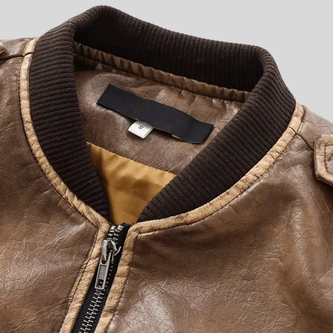 Giacca di pelle vintage di Valentina