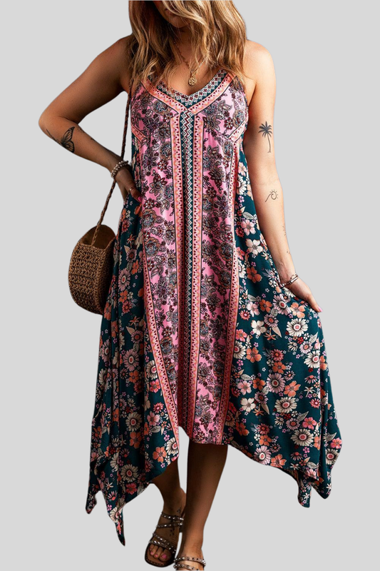 Valentina™ | Abito Bohémien con patchwork