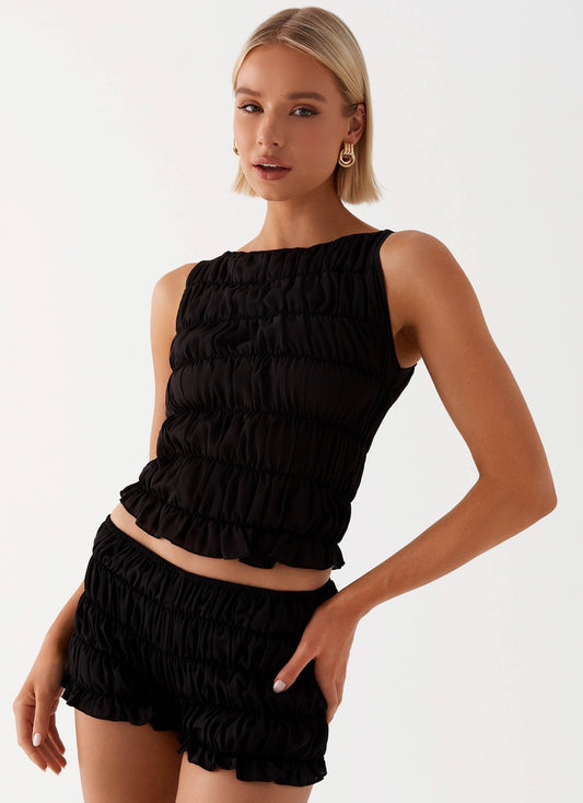 OLYSA Top & Skirt Set