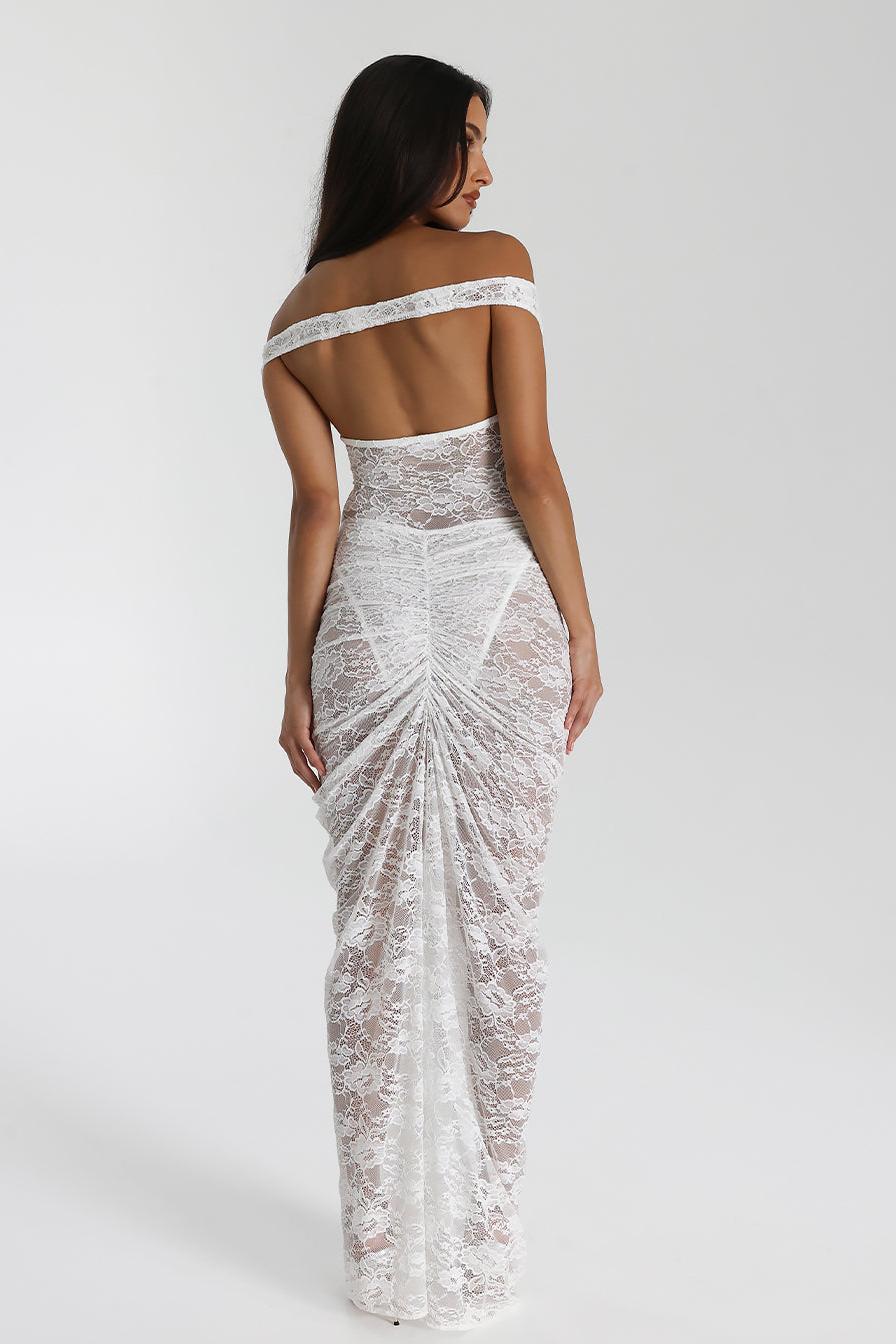 Valentina™| Set di body off shoulder e maxi gonna in pizzo