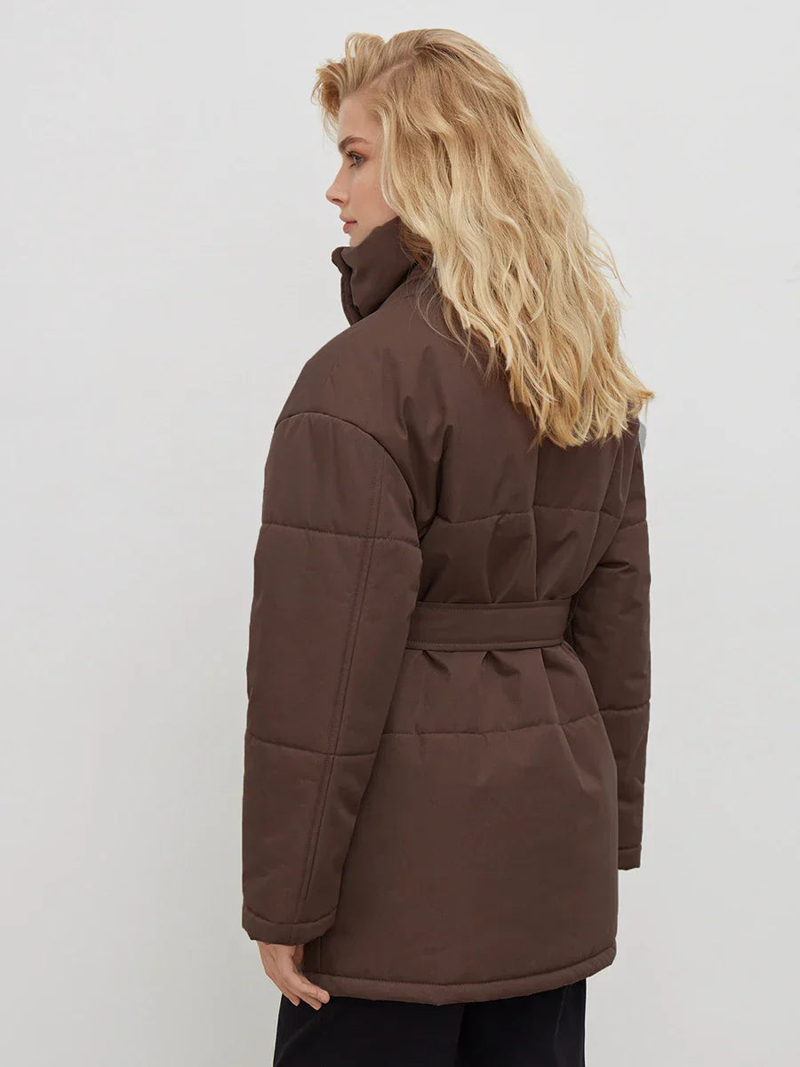 Valentina™| Parka invernale con cintura norvegese