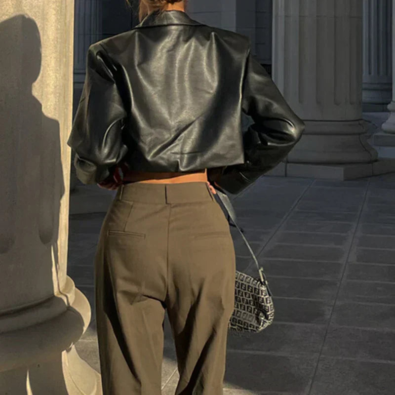 Élise™ | Elegantní koženková bunda