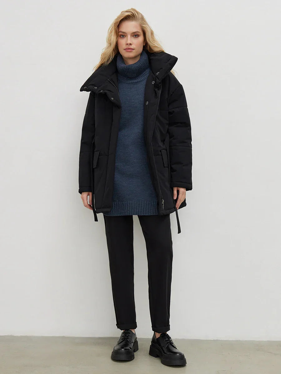 Valentina™| Parka invernale con cintura norvegese