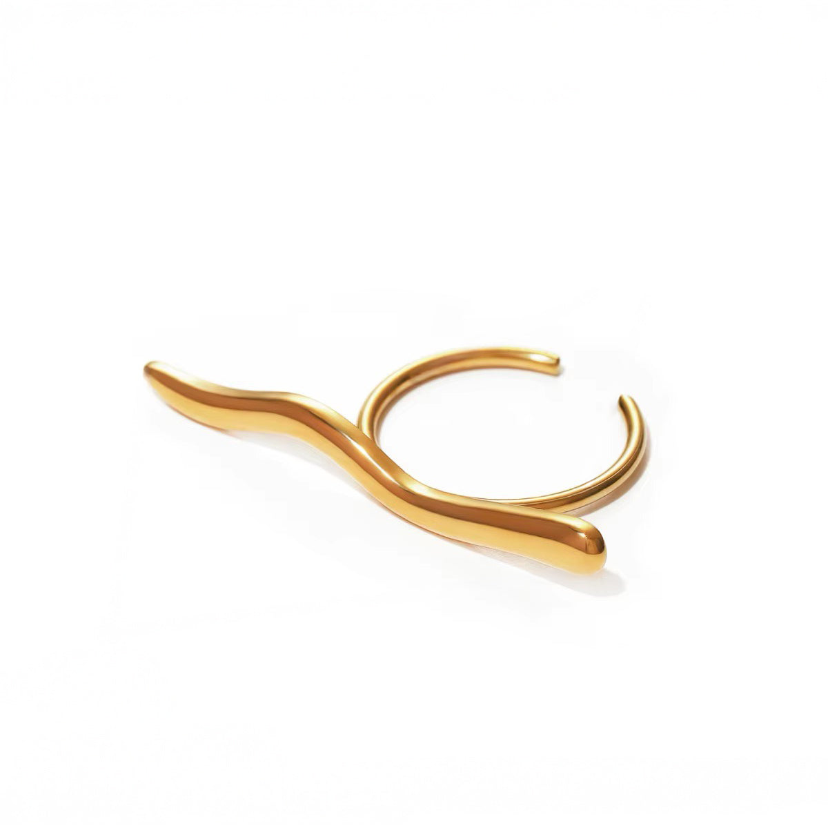 Valentina™| Anello con ondulazione a barre distinte