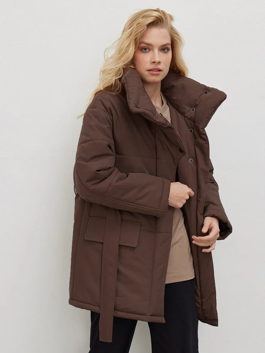 Valentina™| Parka invernale con cintura norvegese