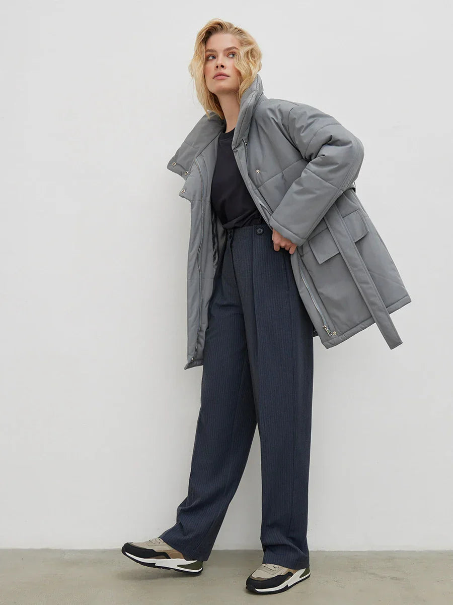 Valentina™| Parka invernale con cintura norvegese