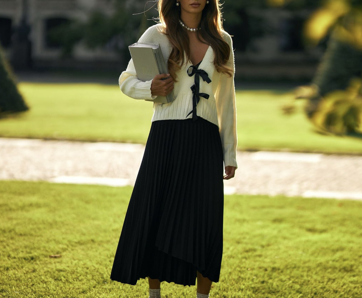 Valentina™| Maglione con cravatta