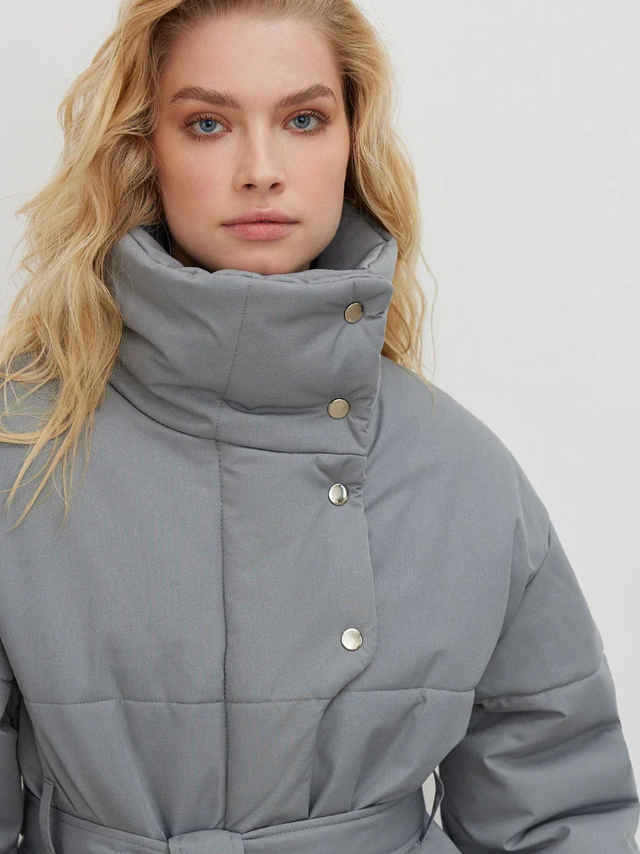 Valentina™| Parka invernale con cintura norvegese