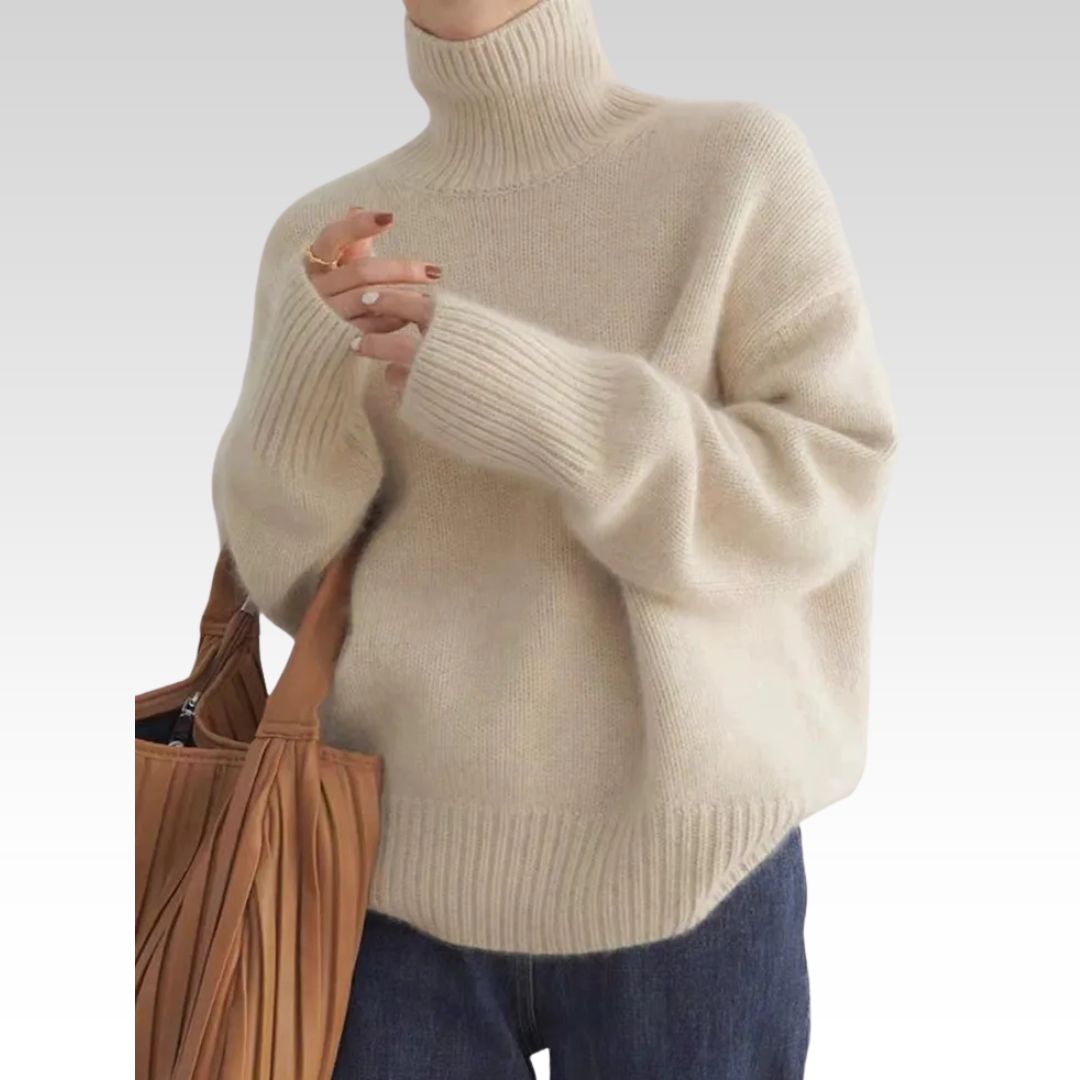 Valentina™ – Maglione elegante con collo alto per le giornate autunnali