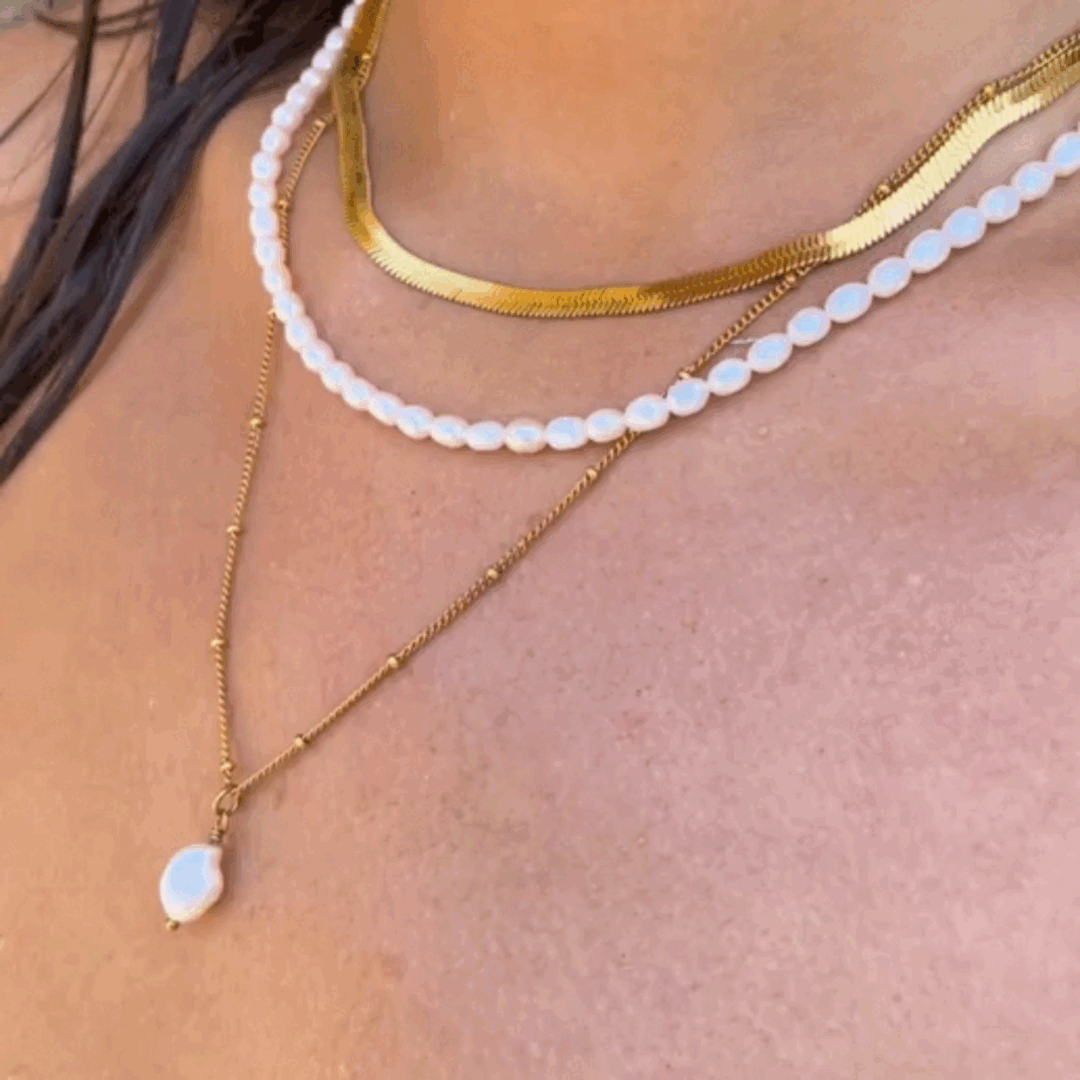 Valentina™| Girocollo a spina di pesce