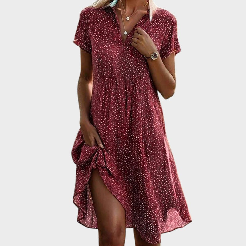 Ds Abito Midi a Pois