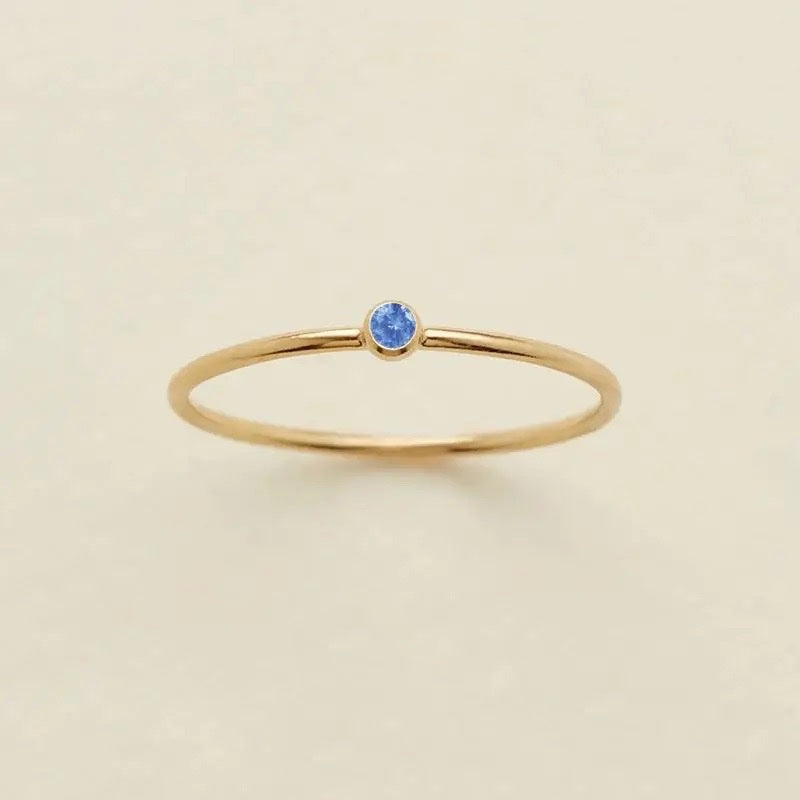 Valentina™| Anello con pietra di nascita