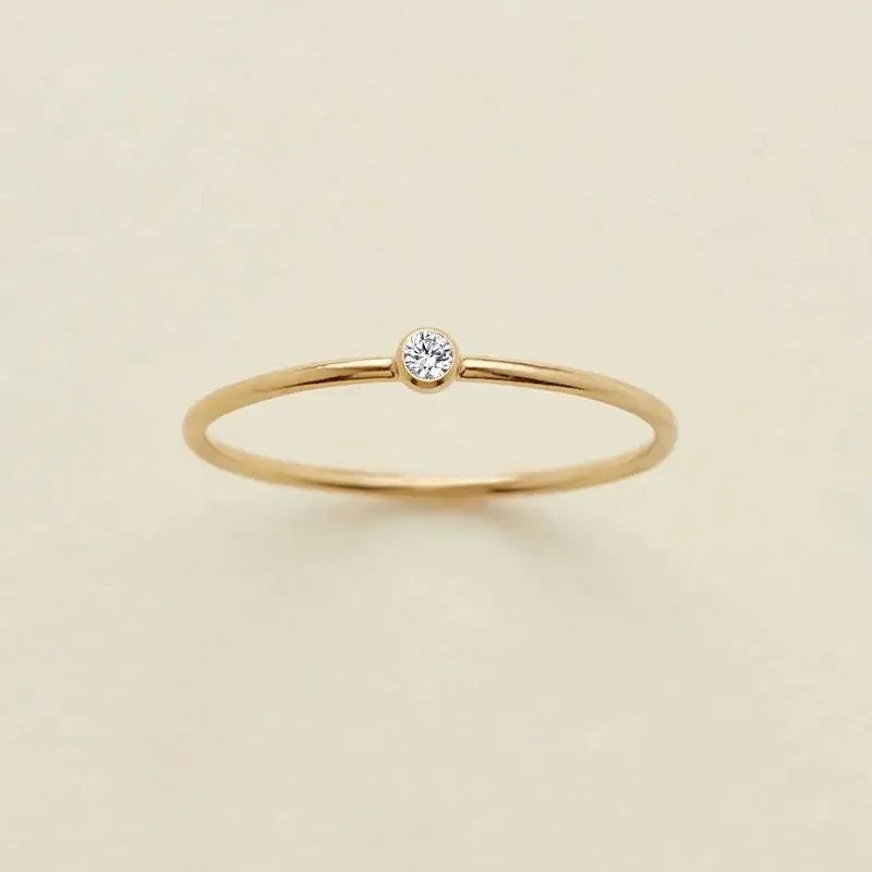 Valentina™| Anello con pietra di nascita