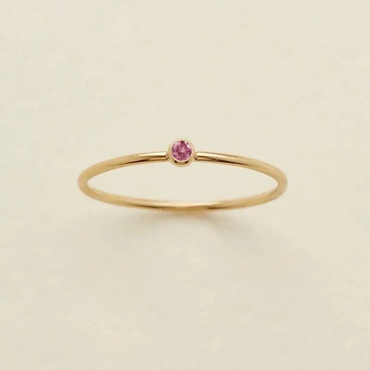 Valentina™| Anello con pietra di nascita