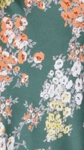 Nerina – Abito midi in raso floreale