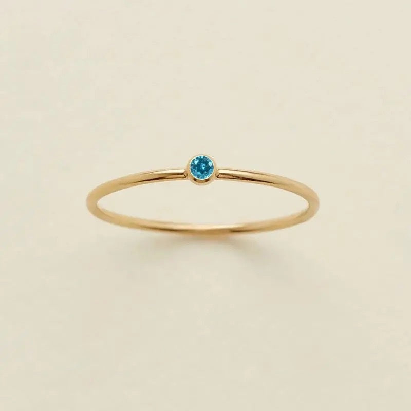 Valentina™| Anello con pietra di nascita