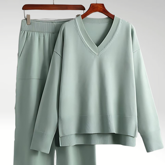 Savrani™ | Set Due Pezzi Luxe con Collo a V