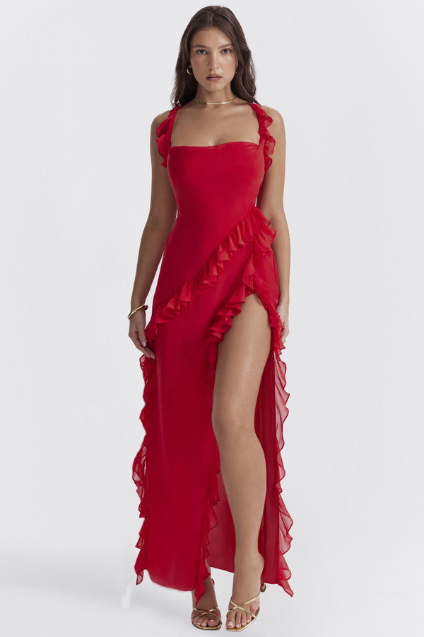 Abito Lungo a Vita Alta