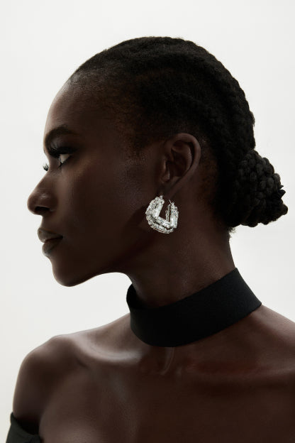 Valentina™| Orecchini a forma di borsa con diamante