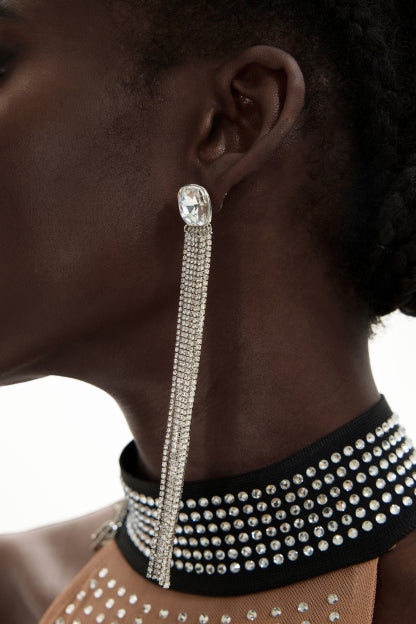 Valentina™| Orecchini con nappe di diamanti