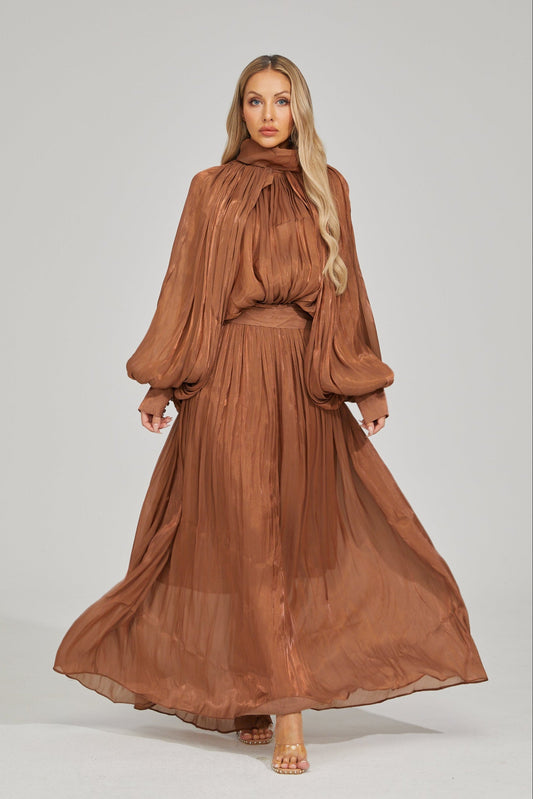 Valentina™| Abito lungo Golden Hour