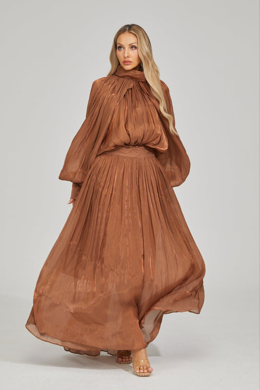 Valentina™| Abito lungo Golden Hour