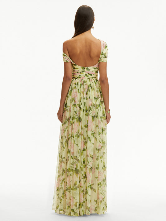 Noelle - English Rose Maxi Dress