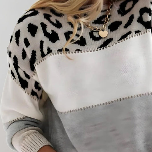 Cheyenne™ | Maglione casual con design leopardato