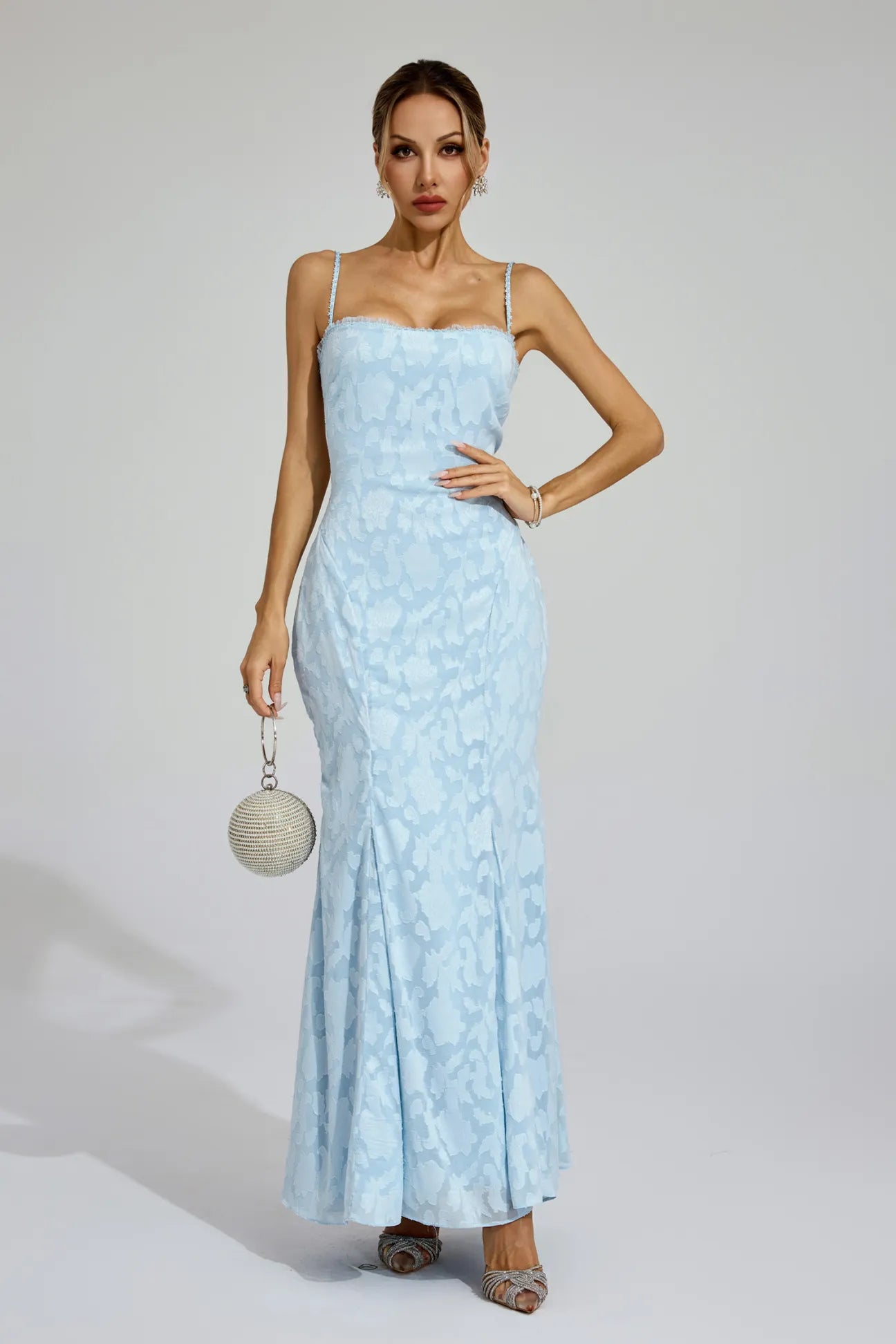 Cressida - Lace-up Maxi Dress