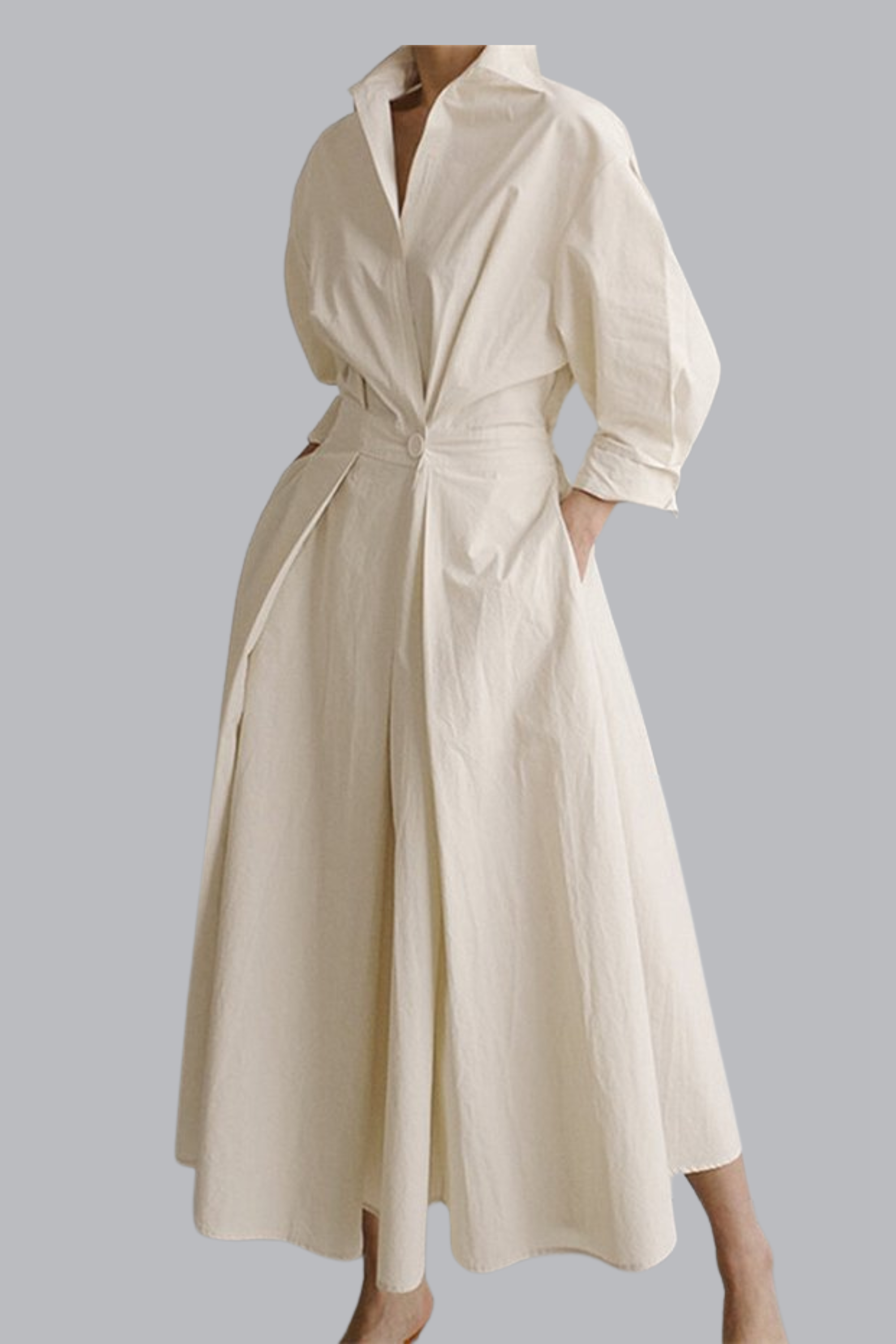 Giorgia Bianchi - Abito Lungo Chic con Tasche