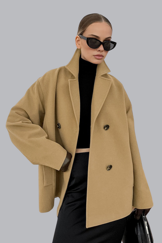 Valentina™| Giacca calda con risvolto