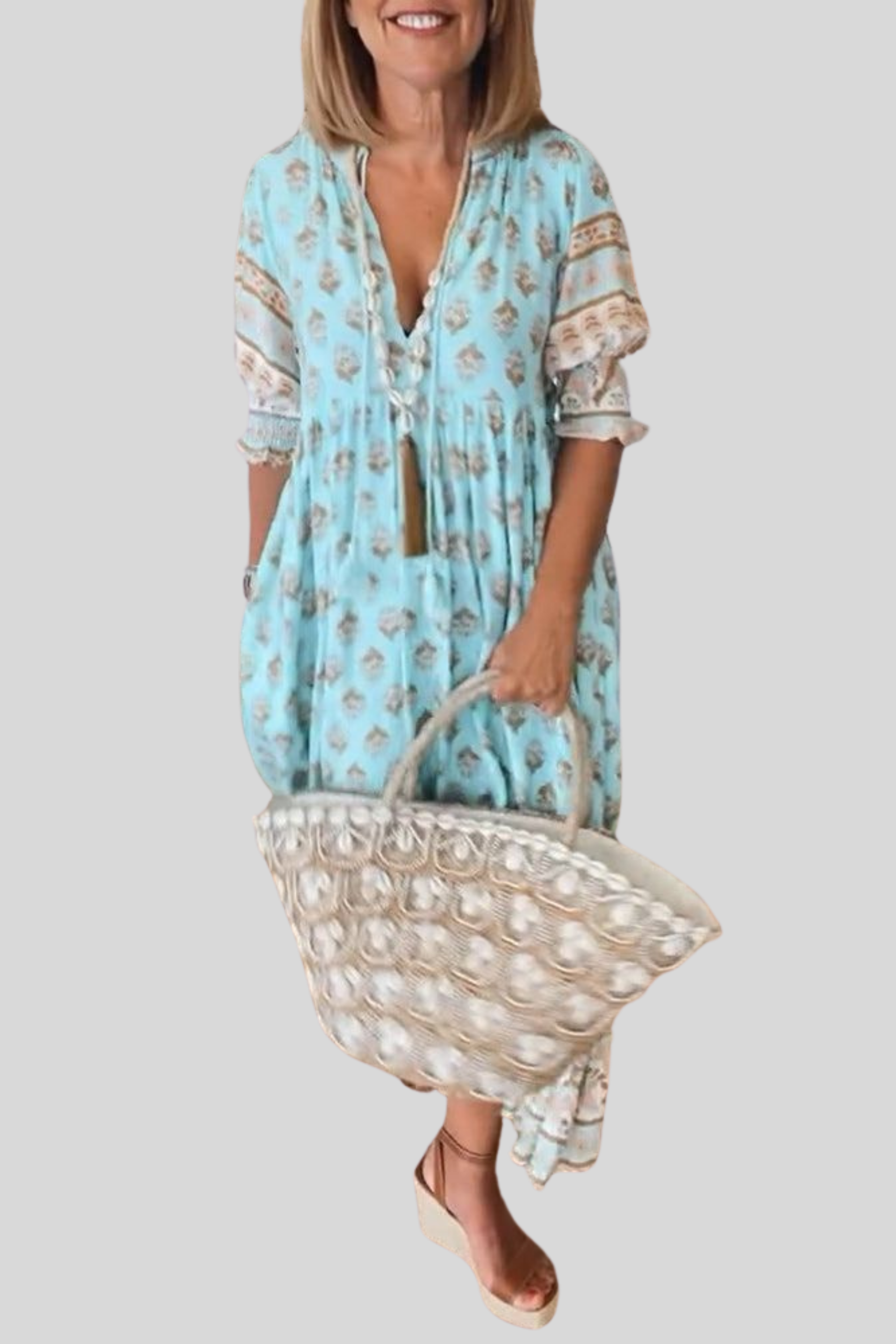 Oralia™ | Abito Casual con Stampa