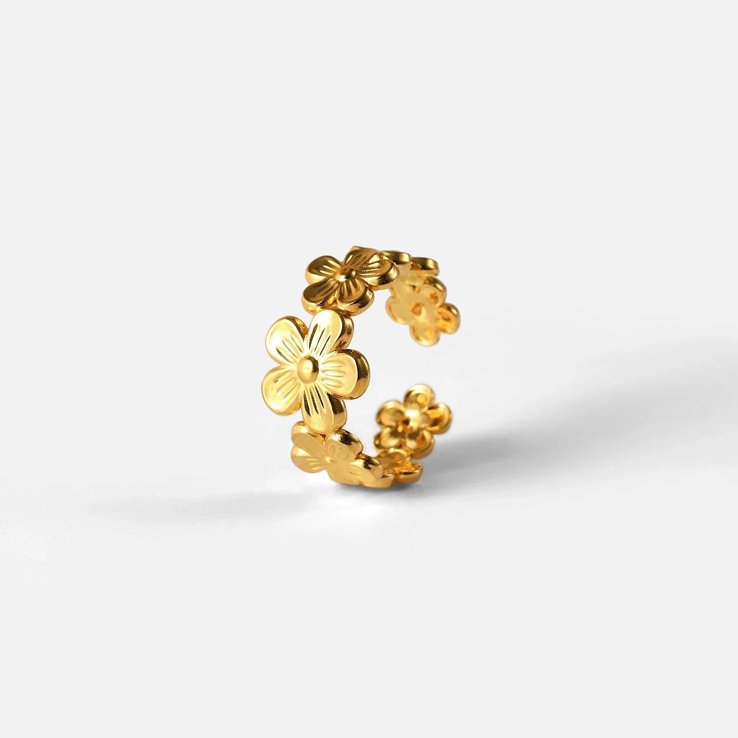 Valentina™| Anello a fascia floreale