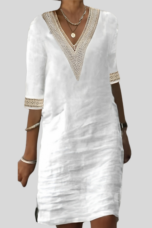 Serena – Abito casual in cotone e lino