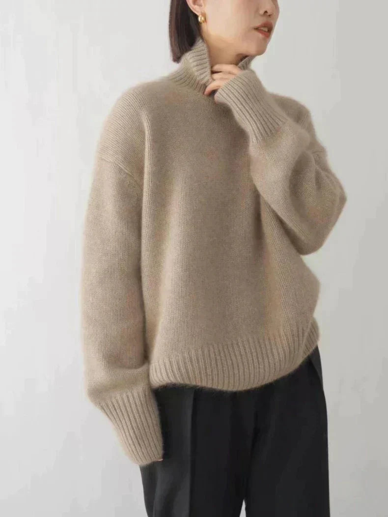 Valentina™ – Maglione elegante con collo alto per le giornate autunnali