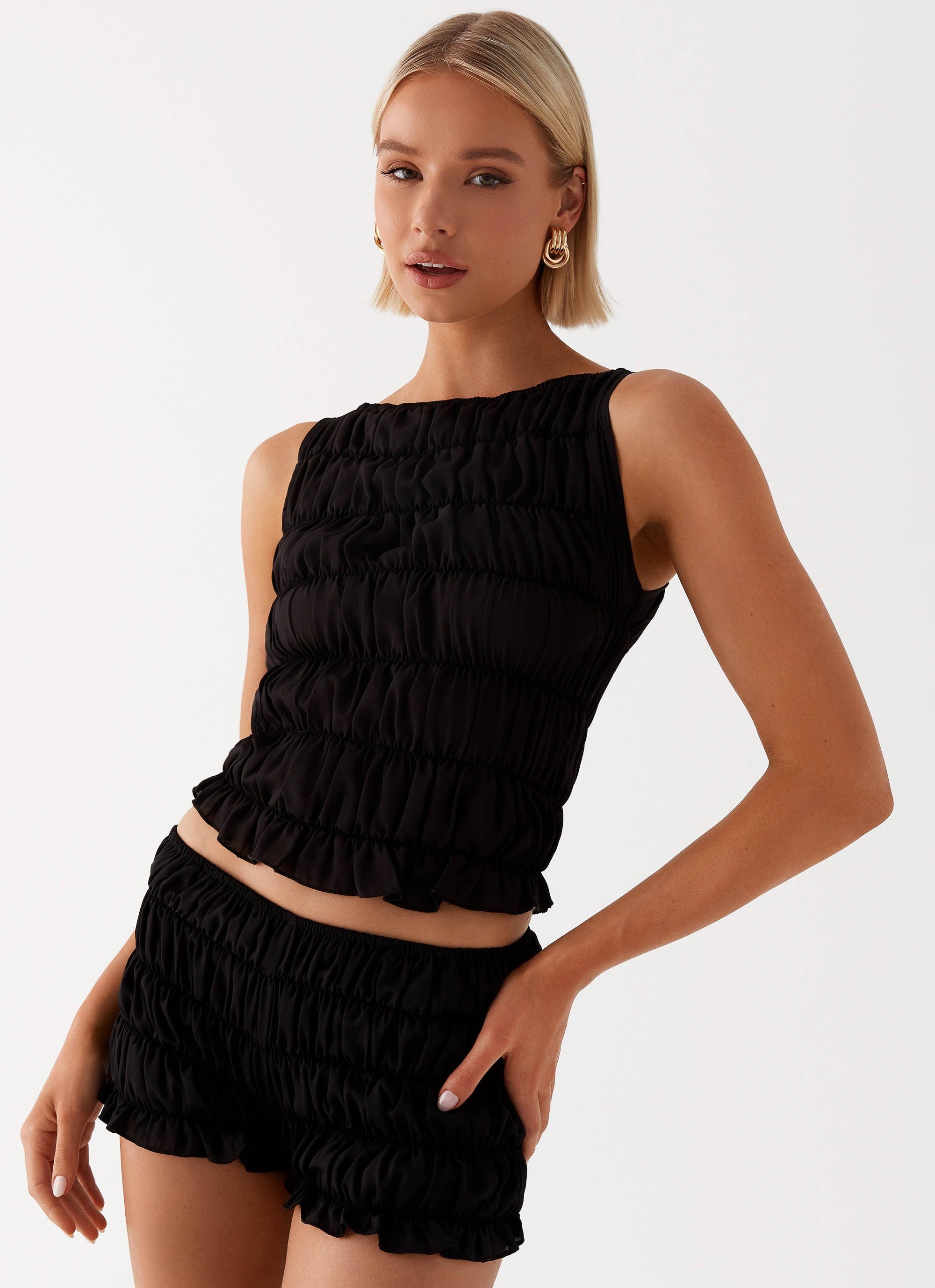 OLYSA Top & Skirt Set