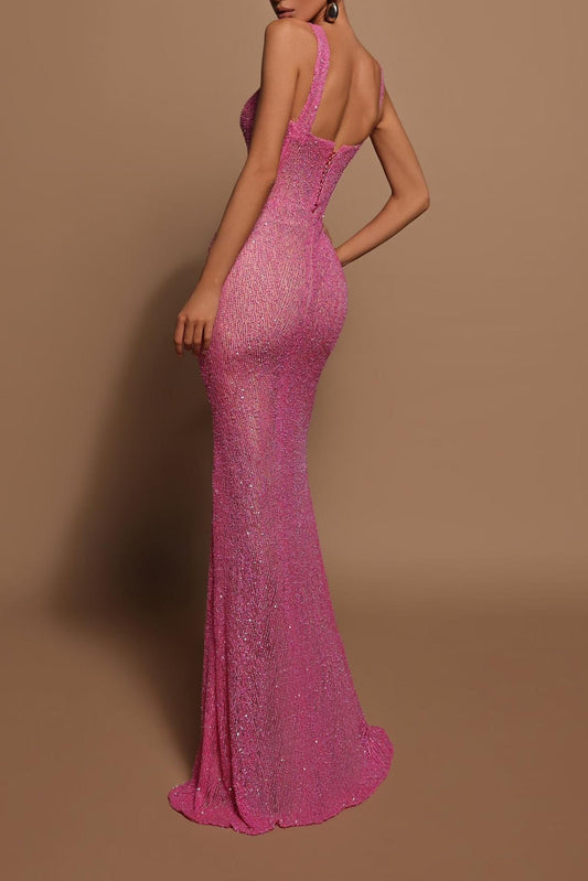 Valentina™| Sequin Sleeveless Maxi Dress