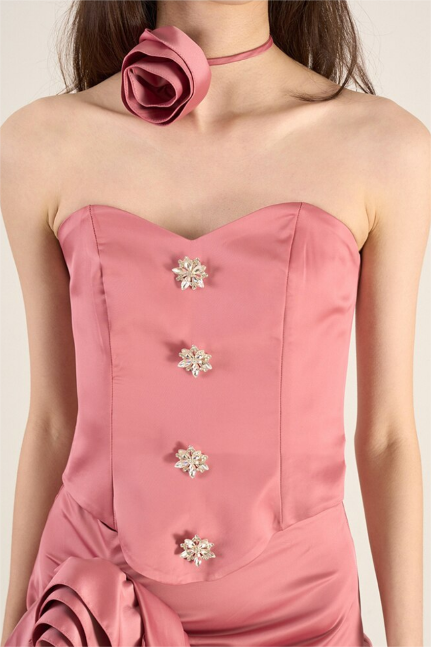 Valentina™| Set di minigonne a fiori in raso